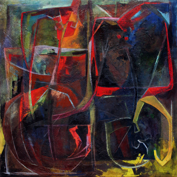 Trasferencias 3    90x90cm     acrÃ­lico/lienzo    2015